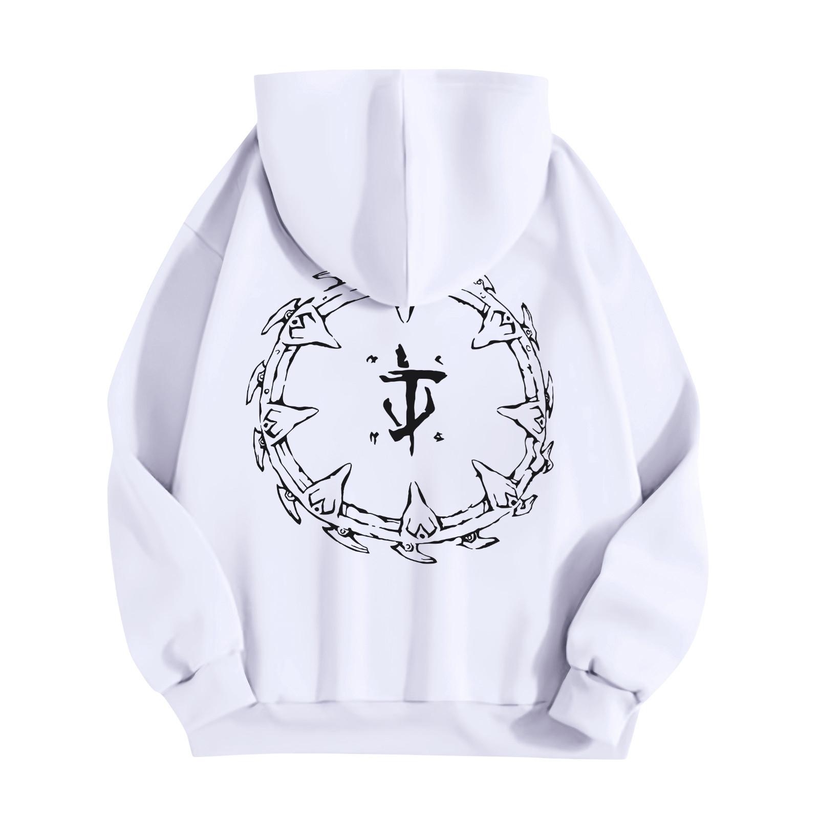 

Толстовка-свитшот с цветным принтом для взрослых S белый