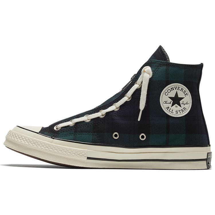 

Converse 1970-е Chuck Taylor All Star Zip Клетчатые Высокие Кеды Унисекс Зеленый Черный 169258C 35