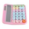 12 Digit Colorful Calculator Mechanical Keyboard Calculator Electronic Desktop Calculator for Home School