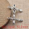 Heart Cross Shaped Charms Pendant For Bracelet Necklace Jewelry Making Craft Findings
