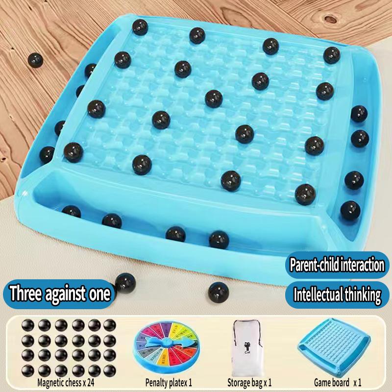 Magnetism -sensing Chess Table Toys Child Puzzle Magnetism Game Pieces Parent-child Interactive Play Logical Exercise Toys