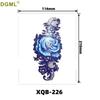 Cartoon Waterproof Full and Half Arm Tattoo Stickers with Creative Color Designs