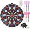 Dongye 18" Soft Tip Veiligheidspijlbord Set met Zes Pijltjes