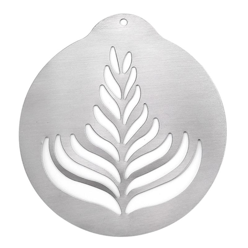 5 PCS/set Stainless Steel Lattes Art Stencils Cappuccinos Art Templates