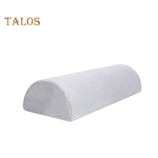 Almohada de media luna para piernas, espalda y rodillas, almohada de espuma viscoelástica debajo de las rodillas con funda lavable a máquina para mayor comodidad en los tobillos y los pies.