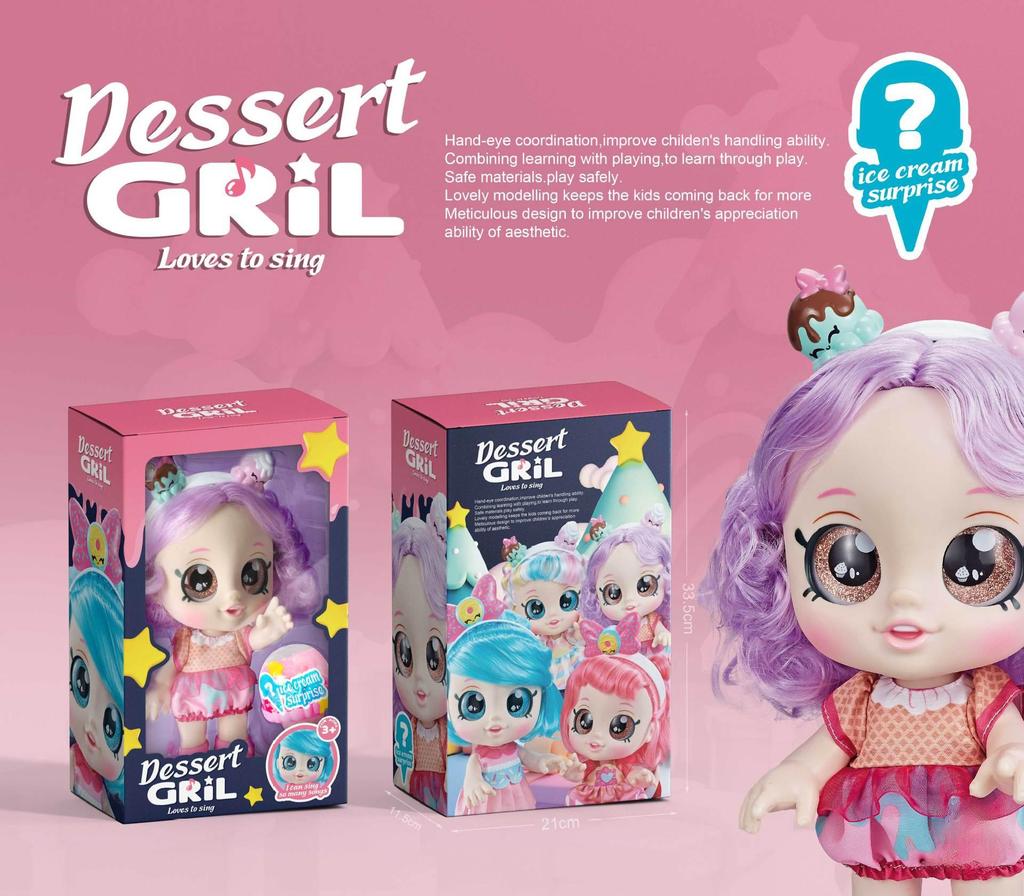 Kendi KID Puppe der zweiten Generation Eisprinzessin Spielhaus Geschenkset für Mädchen