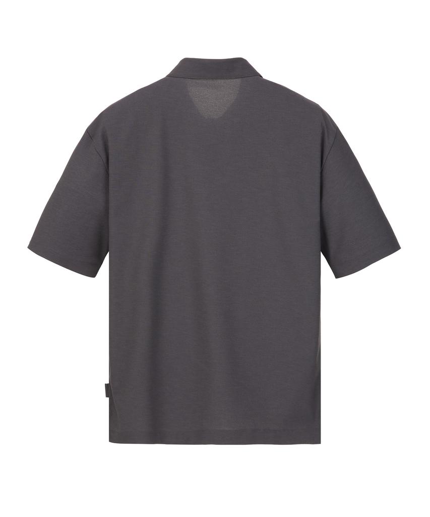 Jilseutyueoteunyuyogmaen Functional Short Sleeve Collar - Dark Gray (Jnts6B503G3)