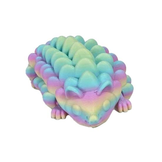 3D Printed Hedgehog Figurine Movable Joints Simulated Hedgehog Stress Relief Fidget Toy Home Office Desktop Decoration Ornament