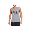 Under Armour Sportstyle Training Vest Men Tops Grey 1329589-036