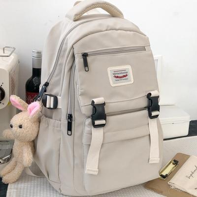 Mochila de doble hombro de gran capacidad para estudiantes de la escuela primaria Harajuku y la universidad.