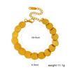 MeiShi Duo 18K Titanium Steel Ancient Coin Bracelet - Elegant INS Style Gift for Women