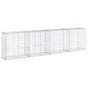 Gabion with Lid 400 X 50 X 100 Cm Galvanized Iron