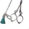 Embroidery Scissors Fabric Sewing Cutting Shears Multipurpose Retro Design with Lanyard Tassel