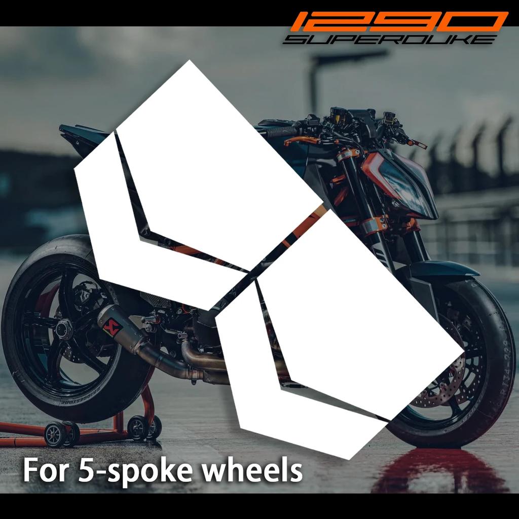 AnoleSti Motorcycle Wheel Sticker Hub Decals Rim Stripe Tape For KTM Super Duke 1290 Duke 890 790 690 390 Racing Ready To Race