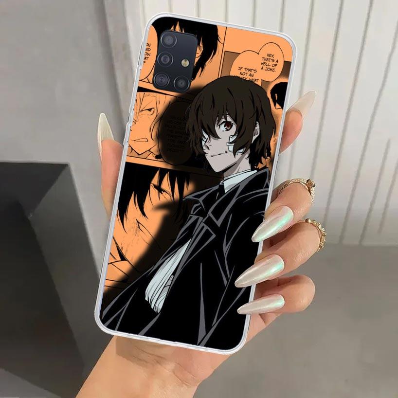 Bungo Stray Dogs Manga Phone Case for Samsung Galaxy A52 A32 A22 A12 A02S A50S A30S A10S Note 20 Ultra 10 Plus S10 A31 A20 A71 A
