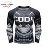 Men's Long Sleeve Elastic Compression Shirt - Anti-Abrasion Jiu-Jitsu Training Body Shaper
