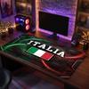 Italy Football Crest Mouse Pad, Extended Non Slip Rubber Desk Mat for Gaming Office Laptop Fan Gift