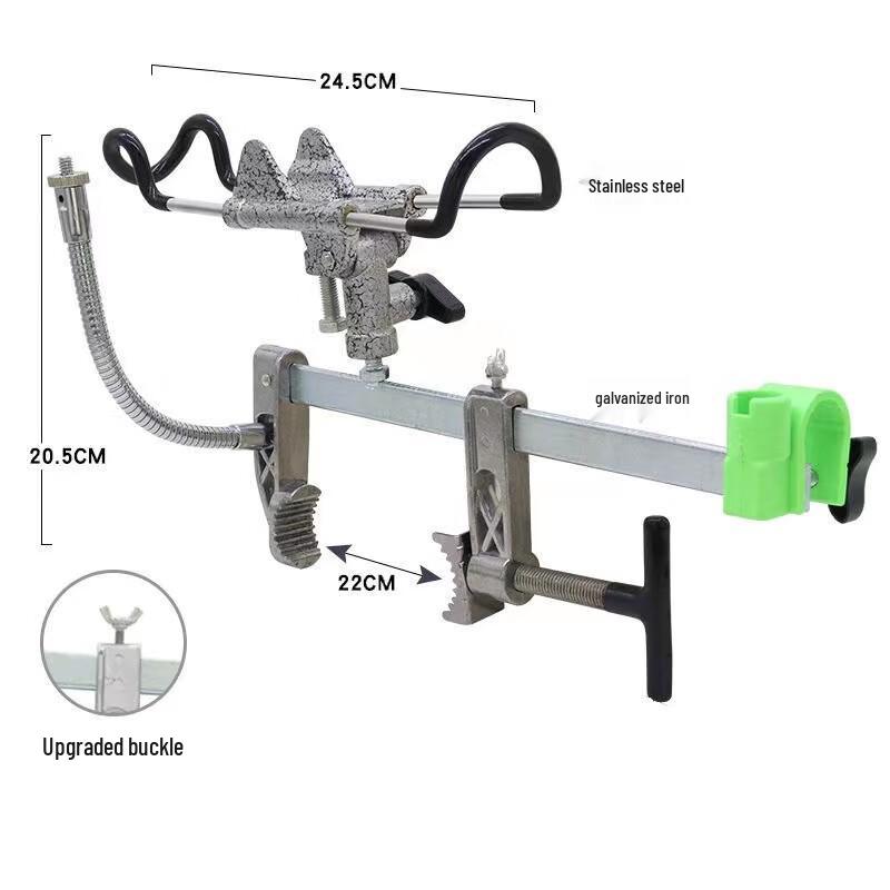 

oeny Universal Bridge Fishing Rod Holder 29cm Clamp