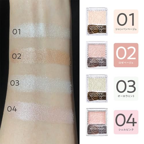 Cezanne Pearl Glow Rozświetlacz 03 Aurora Mint 2,4 grama (x 1)