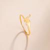 Cazador Adjustable Dinosaur Ring Stainless Steel Cute Brachiosaurus Open Rings for Women Animal Jewelry Birthday Gift Wholesale