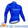 Bike Suit Tour De Italia Giro Winter Thermal Fleece Long Sleeve Cycling Jersey Set Bib Pants Ropa Ciclismo Bicycle Clothing MTB