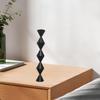 Wooden Taper Candle Holder Rustic for Festive Party Decor Sturdy Lightweight