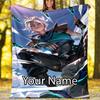 Custom Name Valorant Theme Printed Blanket - Perfect for Couch, Bed, Travel & Outdoor Use | Machine Washable, Cozy & Durable.