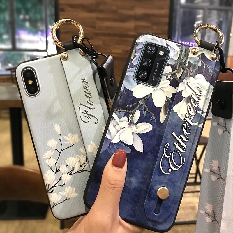 Durable Dirt-resistant Phone Case For Blackview A100 Waterproof Wristband Protective Fashion Design Phone Holder Ring