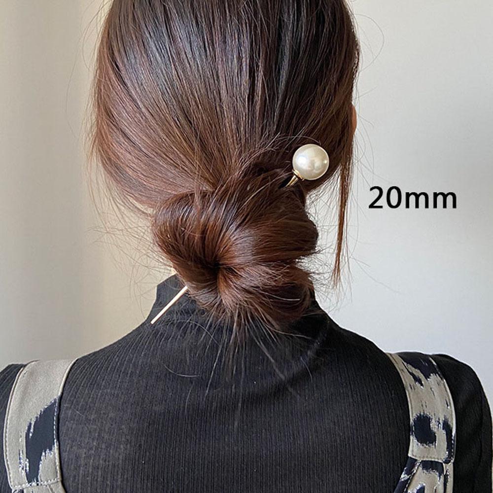 Bridal Headdress Wedding Hair Accessories U-shaped Hairpin Hair Style Tools Pearl Hair Stick