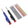 2.8mm Carpenter Pencil Set Mechanical Woodworking Pencil with Refills Set for Writing Drafting Sketc