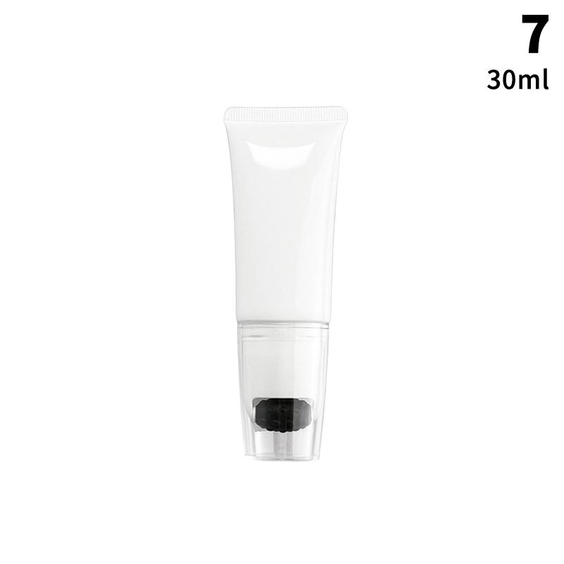 

1Pcs Silicone Roller Flat Cap Empty Bottle 30ml Cosmetic Flat Hose Duck Tongue Brush Head Flat cosmetic hose