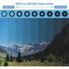 37MM Professional Clip On Phone Filter Lens ND2 400 Adjustable Neutral Density Filter with Phone Clip Lens Protector