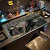 Electric Energy Football Customize Your Name Mouse Pad Keyboard Mat Study Desk Mat Non-Slip Rubber Bottom Perfect Gift for Gamers