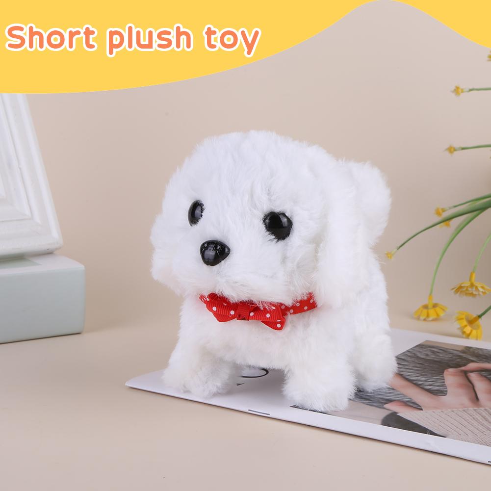 Plush Robot Puppy Interactive Plush Toy for Kids Dog Robot Puppy Barking Tail Wagging Walking Puppy Plush Toys Educational Gift