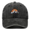 Washed Cotton Baseball Cap Unisex Mountain Embroidery Dad Hat Vintage Adjustable Soft Top Sun Hat Retro Hip Hop Snapback Cap