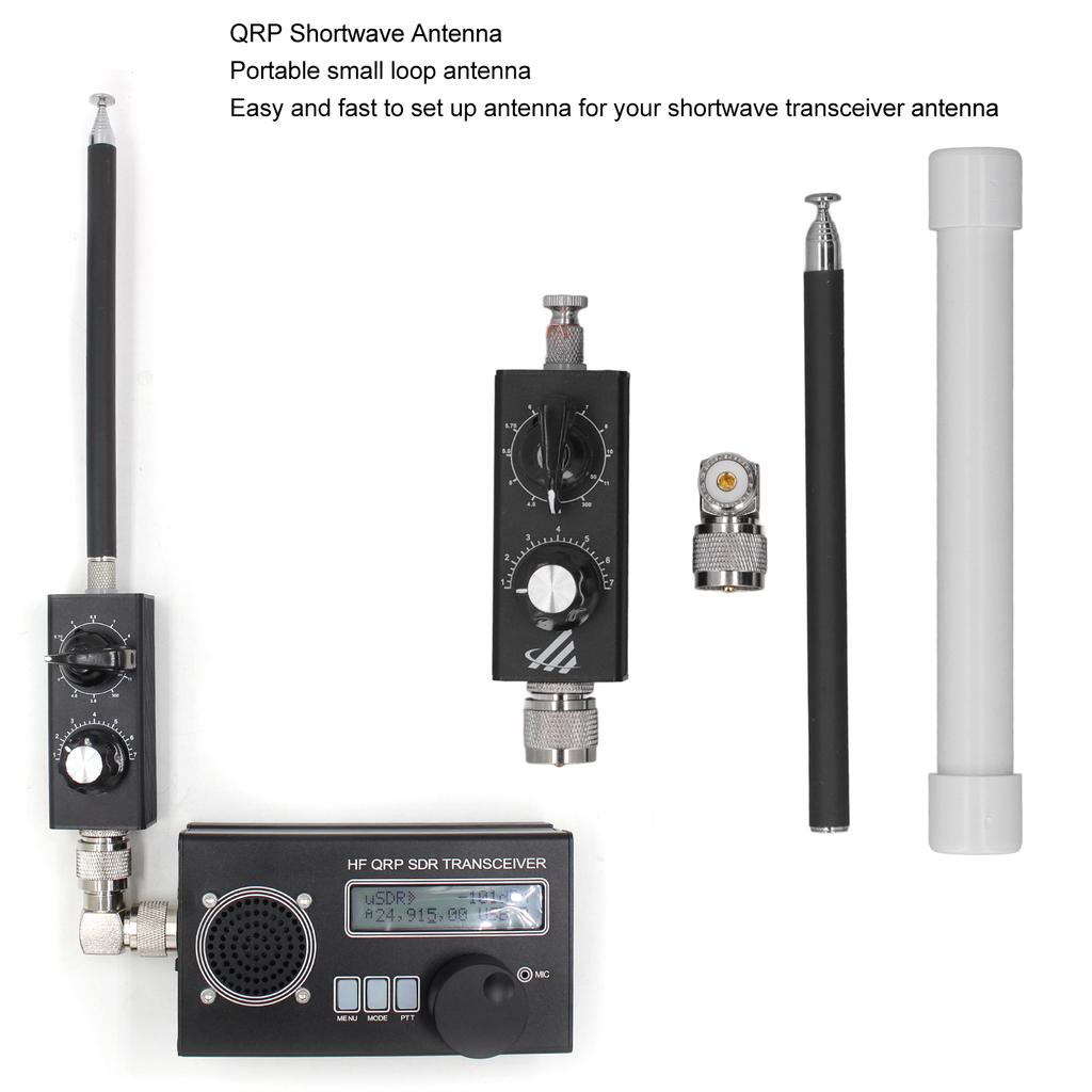 QRP Shortwave Antenna HF Full Band Tuned FM Aviation UV for Signal Reception  Shortwave Antenna QRP HF Antenna
