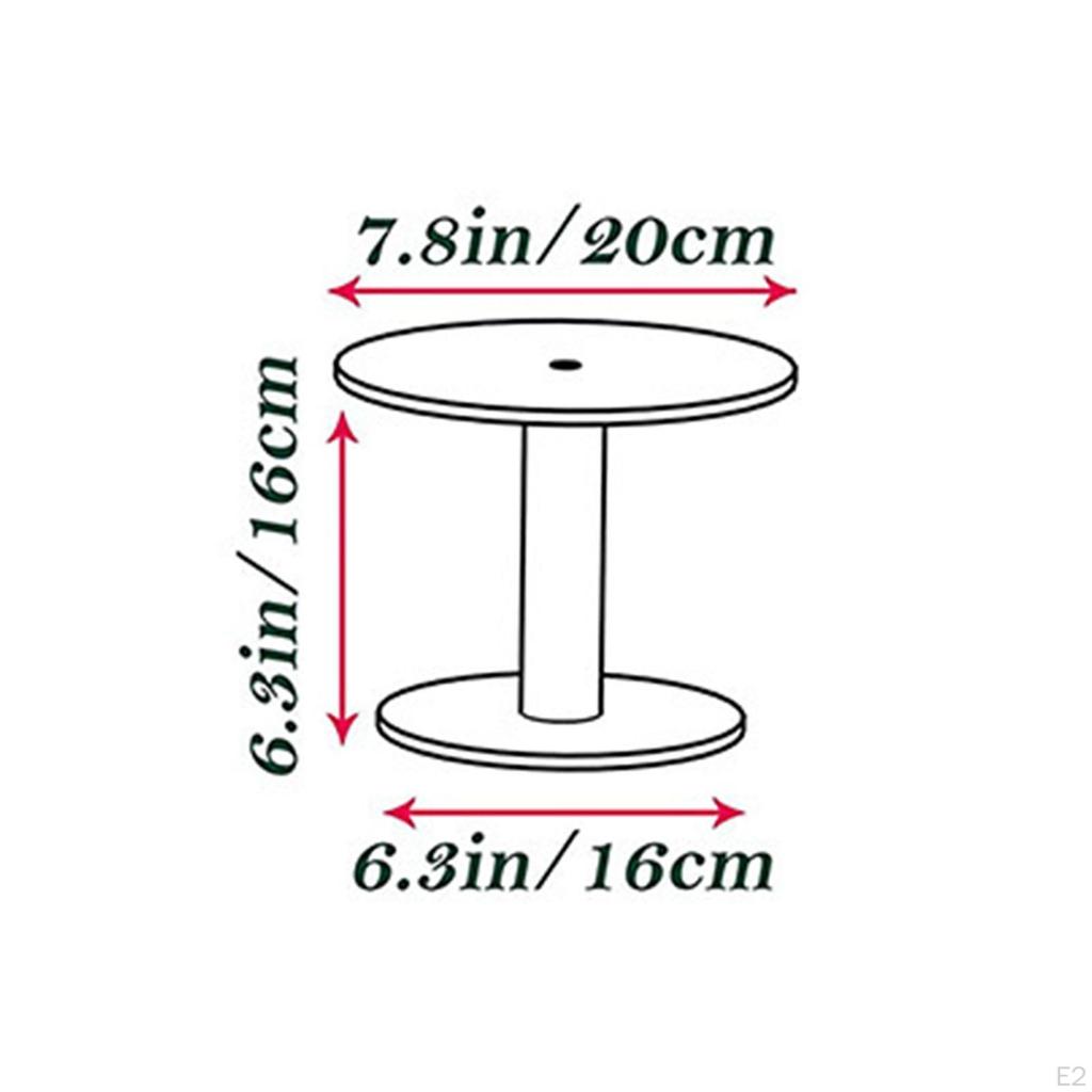 Acryl Kuchen Stehen Regal Kosmetische Organizer Cupcake Candy Display Platte für Küche