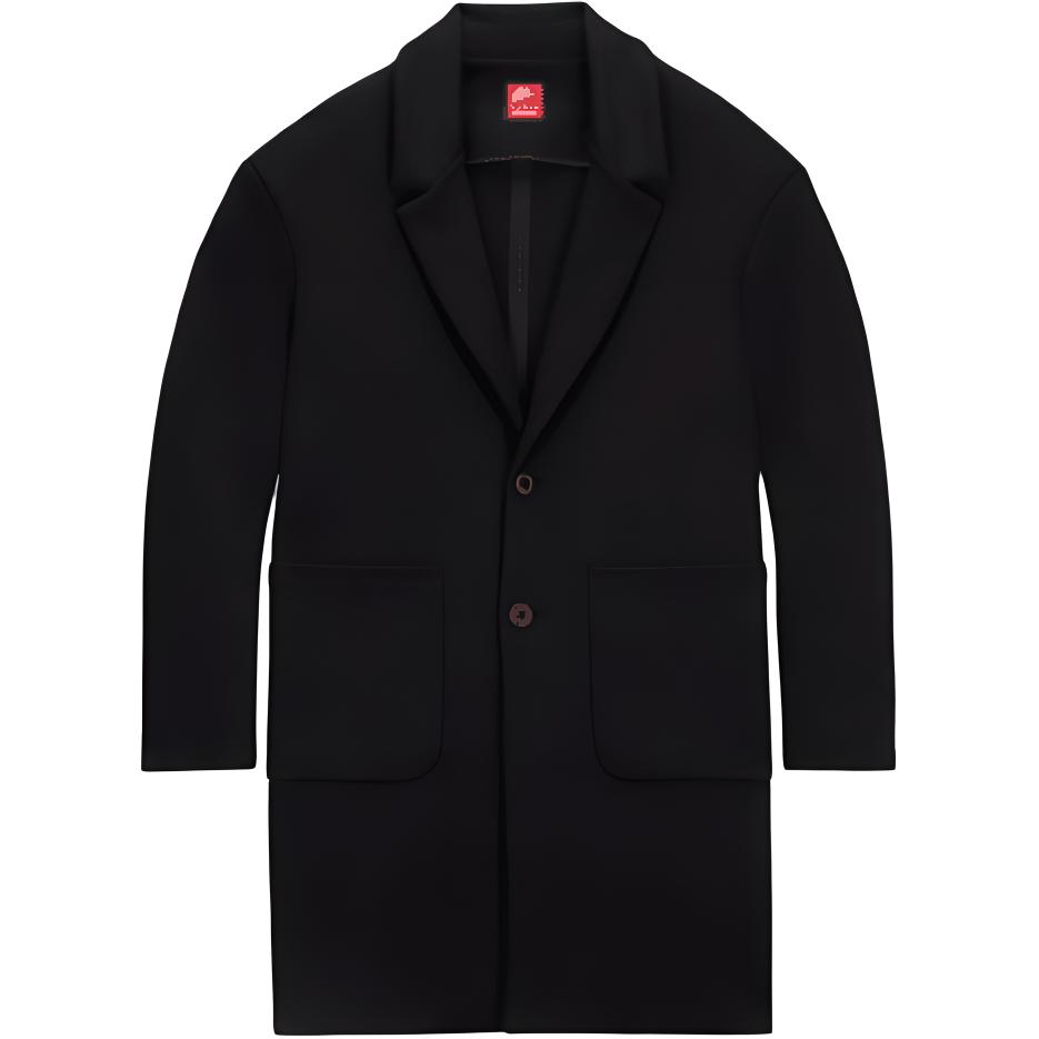 

Однобортный однобортный однобортный плащ свободного покроя Nike, мужская верхняя одежда, черный FN0602-010