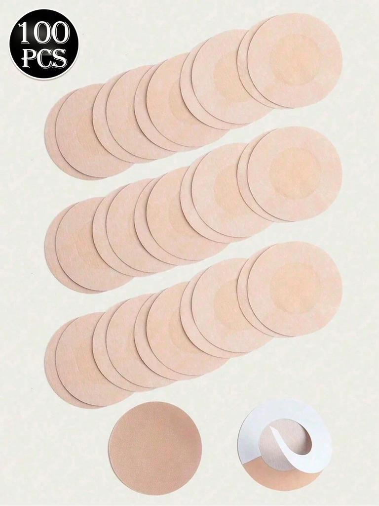 Invisible Nipple Covers with Disposable Nipple Pads,Breathable Self-Adhesive Bra Stickers,Seamless Women's Underwear Accessories