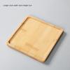 Multi Bamboo Tray Wood Saucer Flower Pot Tray Cup Pad Coaster Plate Kitchen Decorative Plate Coffee Cup Mat Creative Coaster