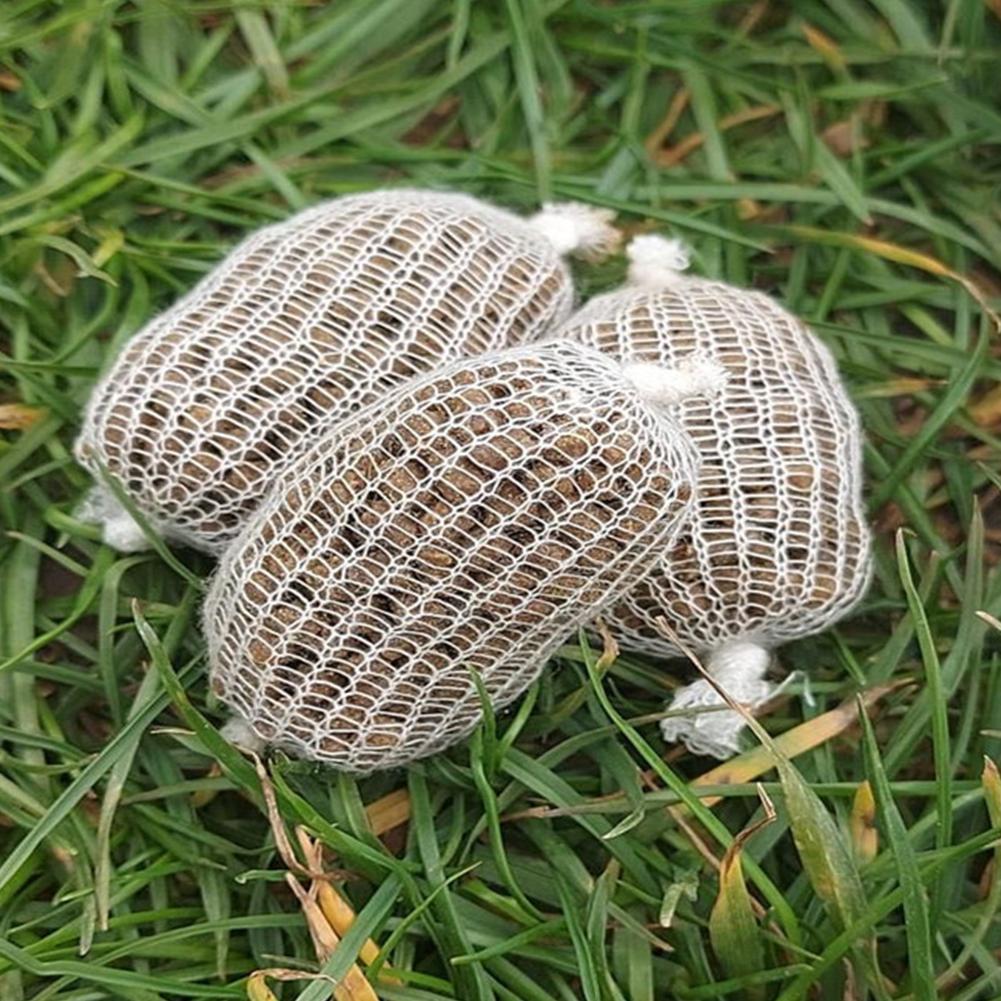 PVA Carp Fishing Mesh Fishing Lure Mesh Tube Tackles Water Soluble Refill Stocking Bait Bags 18/44mmx5m Fishing Accessories