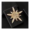 Fireworks brooch, European and American personality style, star colored diamond flower brooch, women's fashionable alloy diamond chest flower