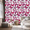 Pink Butterflies Wallpaper for Living Room and Bedroom 50x1000