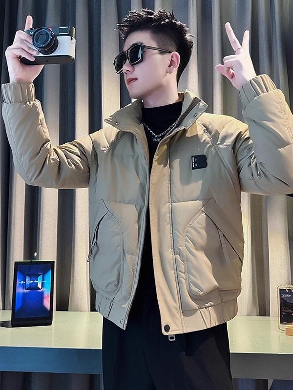 2025 Men's High-End Winter Trendy Cool Short Down Cotton Jacket