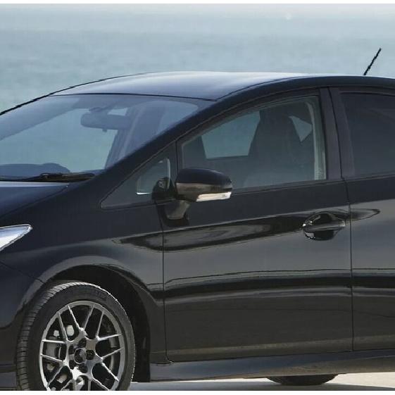 2X Left + Right Side Mirror Cover Cap Set For 2010-2015 Toyota Prius Gloss Black