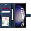 Coque de protection semi-rigide pour Samsung Galaxy S23 - BOOLING - Bleu Marine - Fonction béquille