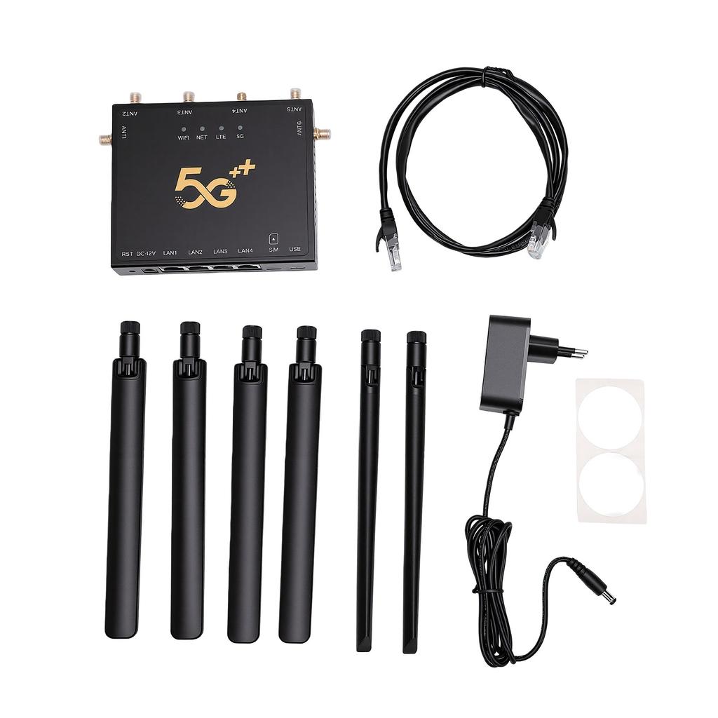 5G Router Industrial Wireless SIM Card Router Dual Band SA NSA Band Locking for Europe Asia Africa Australia