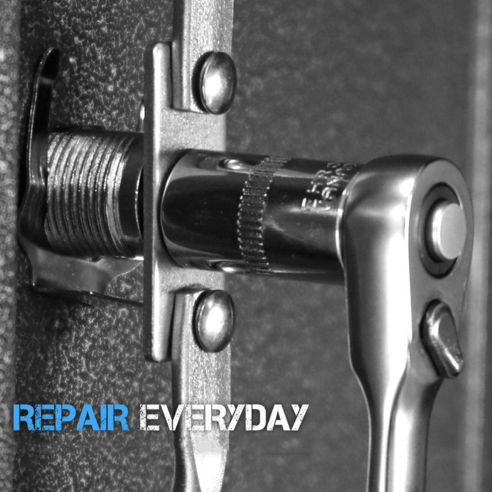 Socket or Bit Holder 1/4 Drive Ratchet Handle Wrench Bidirectional Ratchet Spanner  Repair Tools