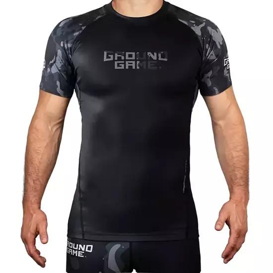 Ground Game 4.0 - Rashguard - Camo - Kort Mouw - L