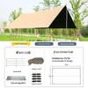 Outdoor Portable Black Glue Tarp Tent